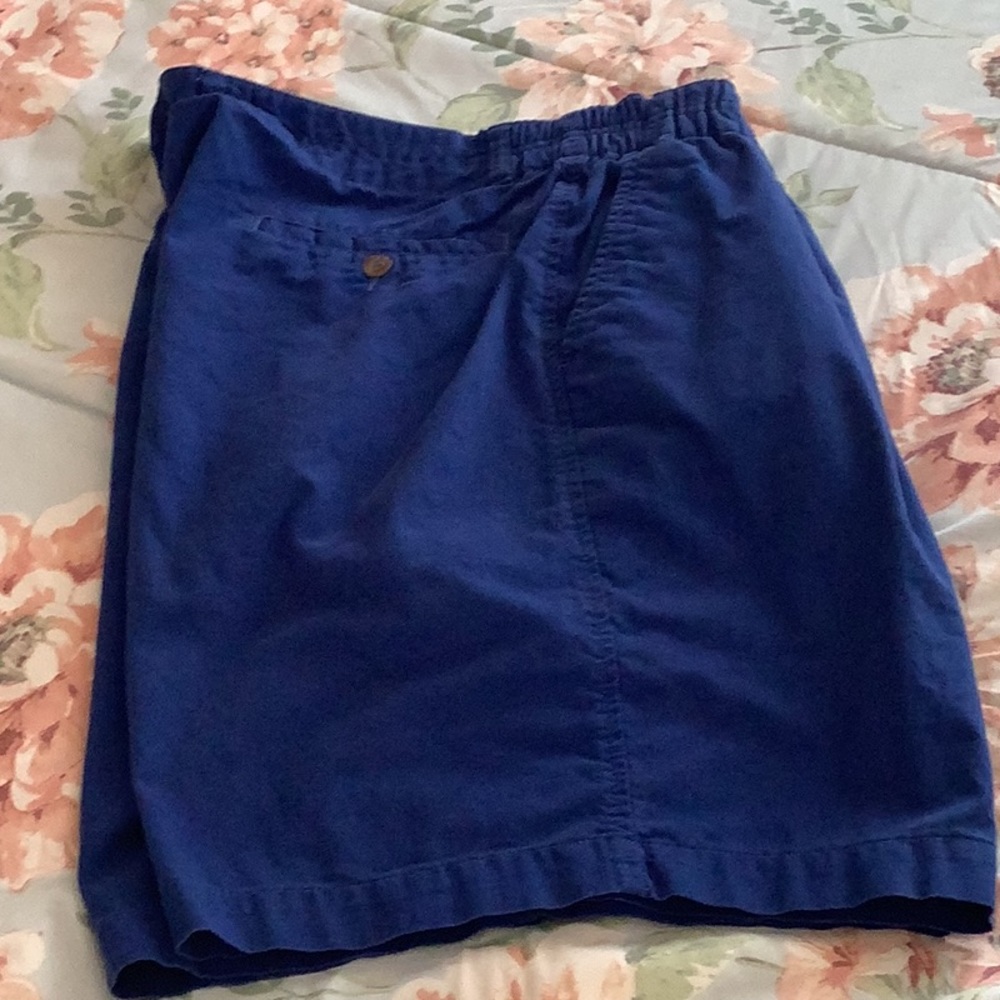 JOCKEY Shorts royal blue size 38 W stretchy belt loops 4pockets cotton. …